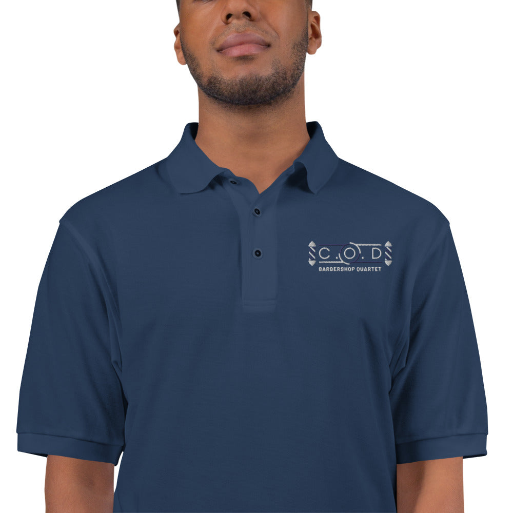 C.O.D. Embroidered Men's Premium Polo