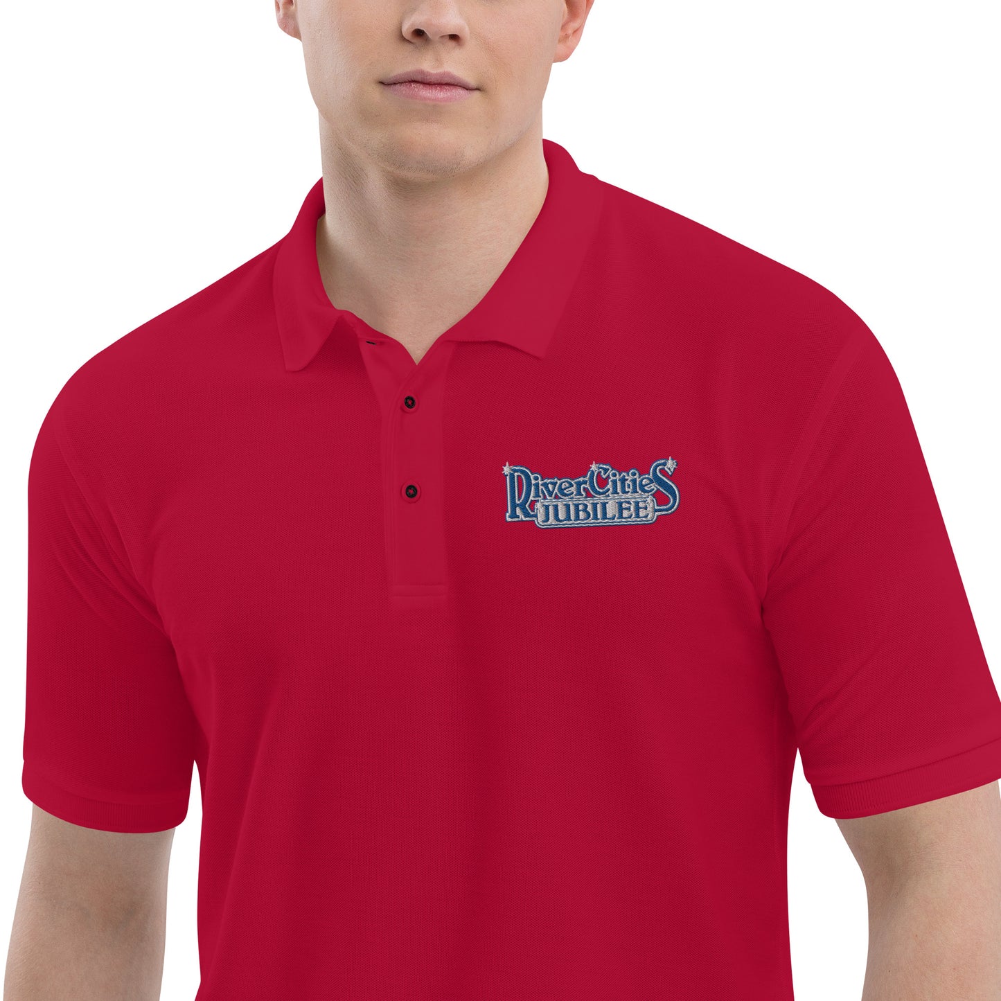 River Cities Jubilee - Embroidered Men's Premium Polo