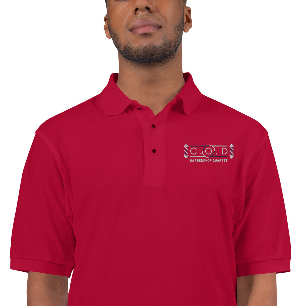 C.O.D. Embroidered Men's Premium Polo