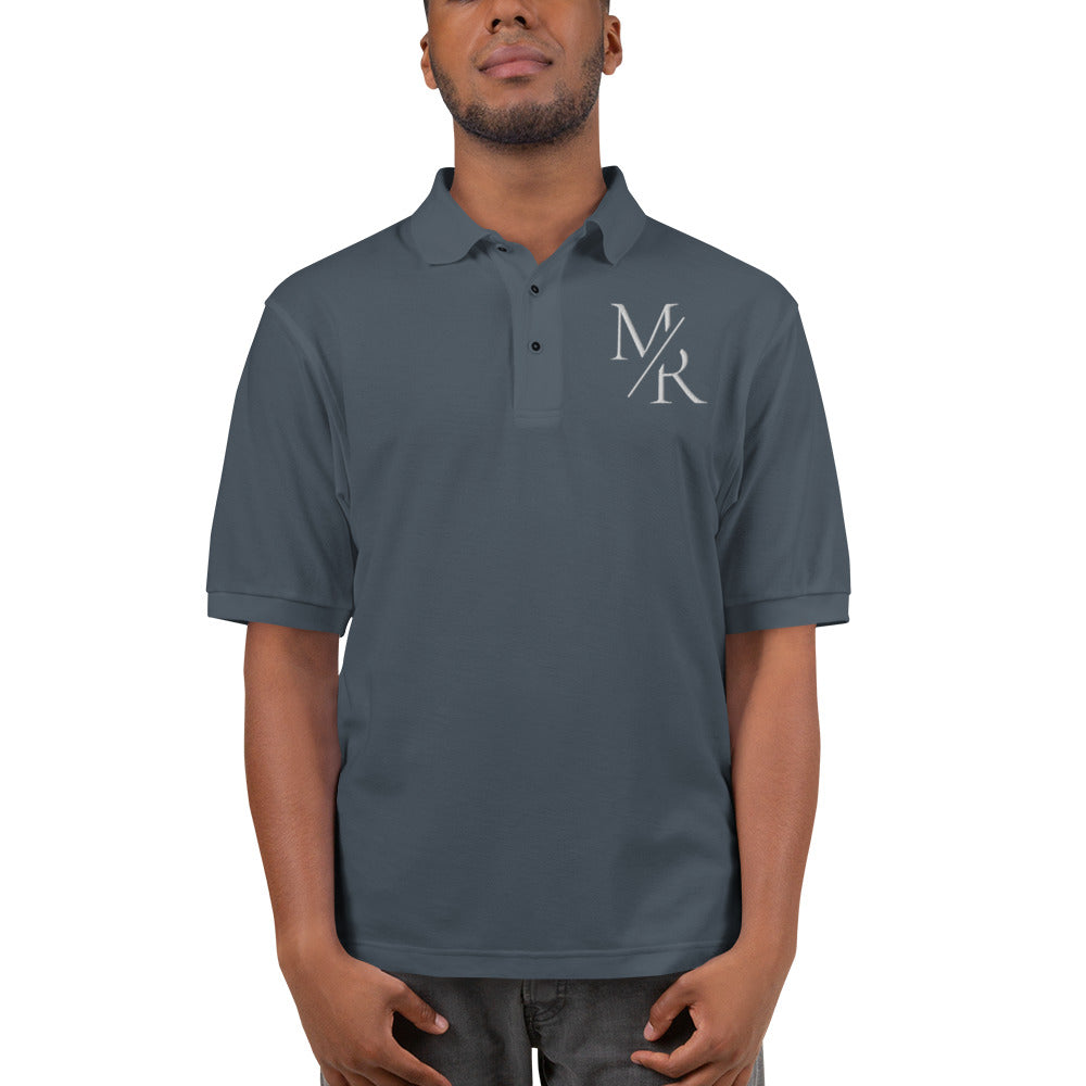 Maximum Ring - Embroidered Men's Premium Polo