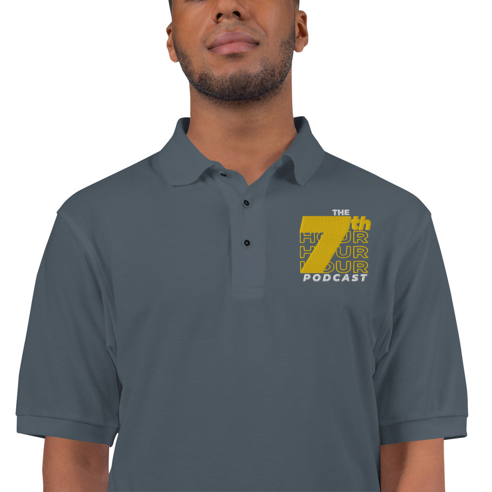 7th Hour Podcast - Embroidered Men's Premium Polo