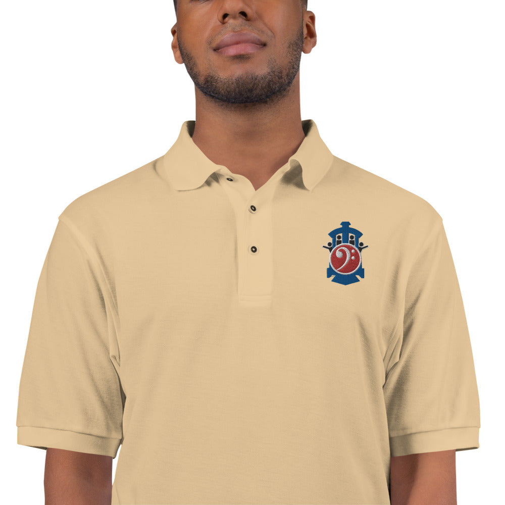 Choo Choo Chorus - Embroidered Men's Premium Polo