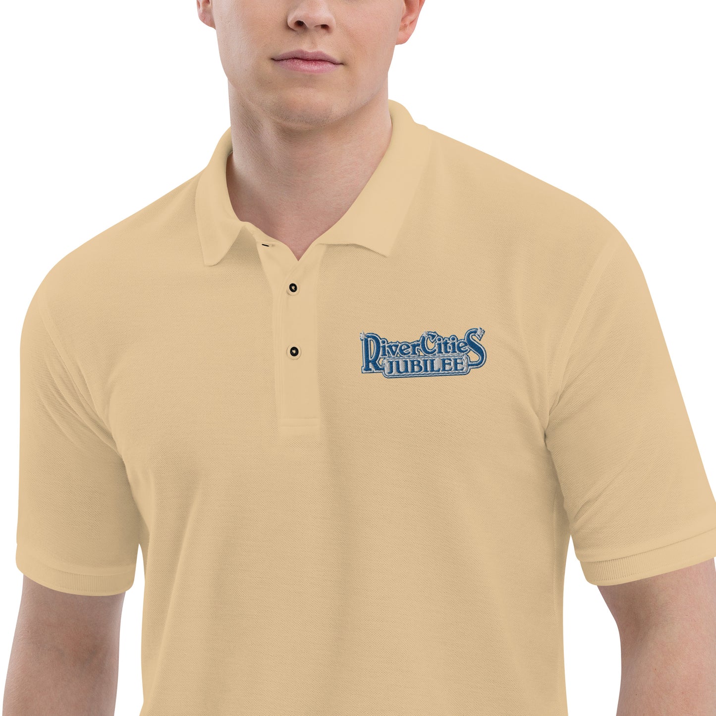 River Cities Jubilee - Embroidered Men's Premium Polo