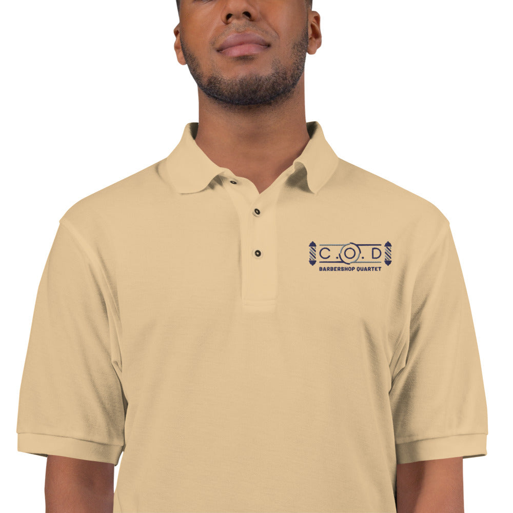 C.O.D. Embroidered Men's Premium Polo