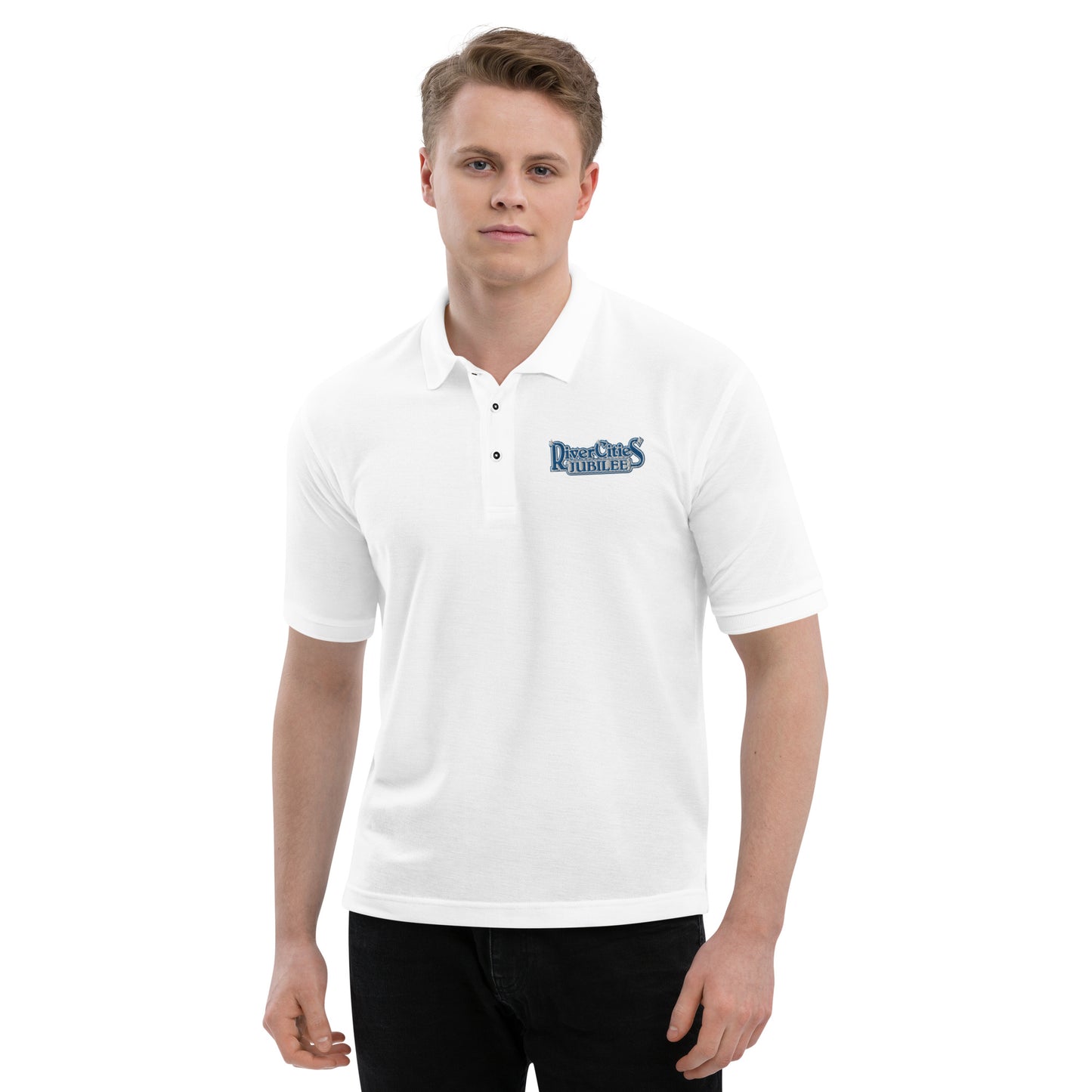 River Cities Jubilee - Embroidered Men's Premium Polo