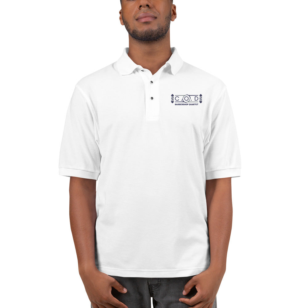 C.O.D. Embroidered Men's Premium Polo