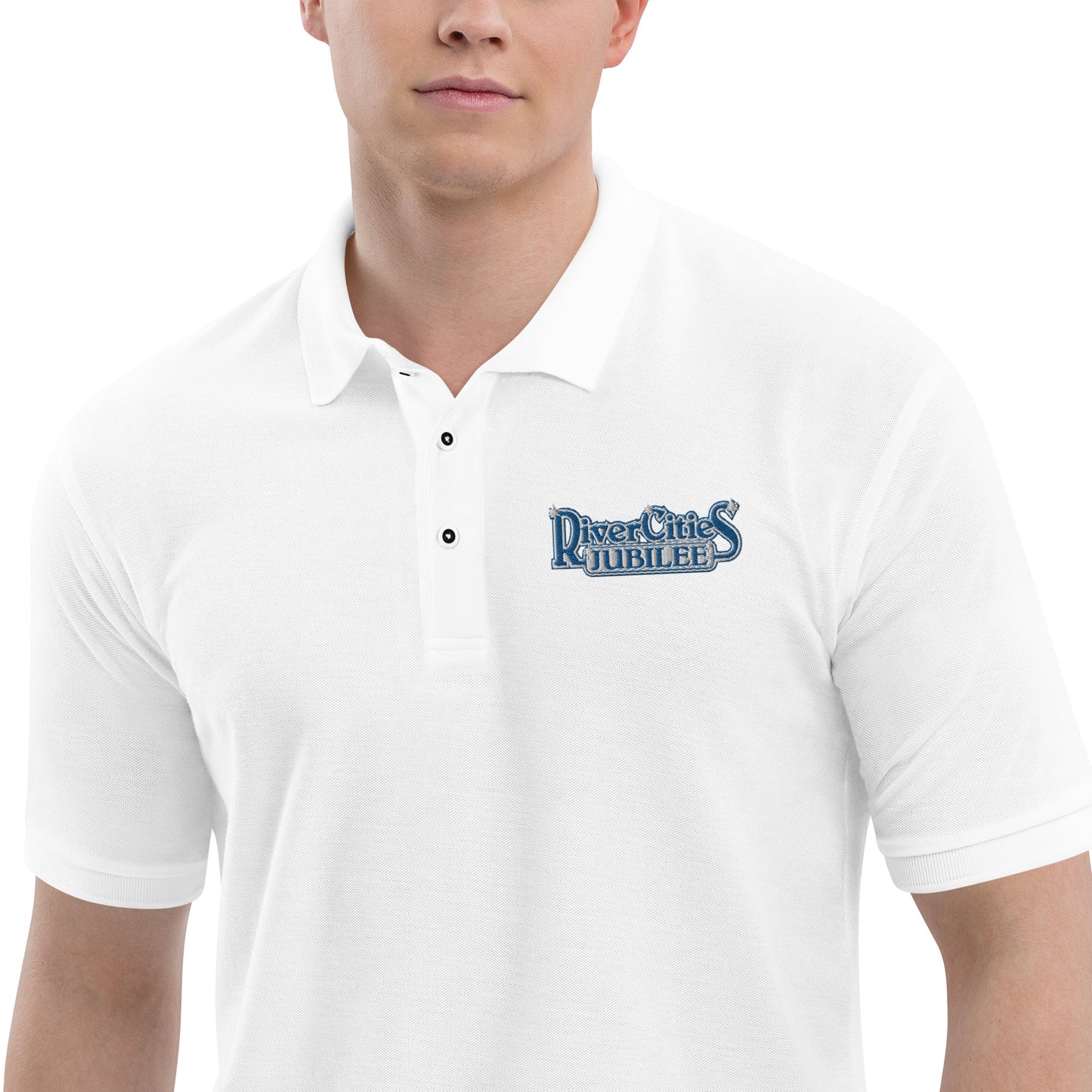 River Cities Jubilee - Embroidered Men's Premium Polo