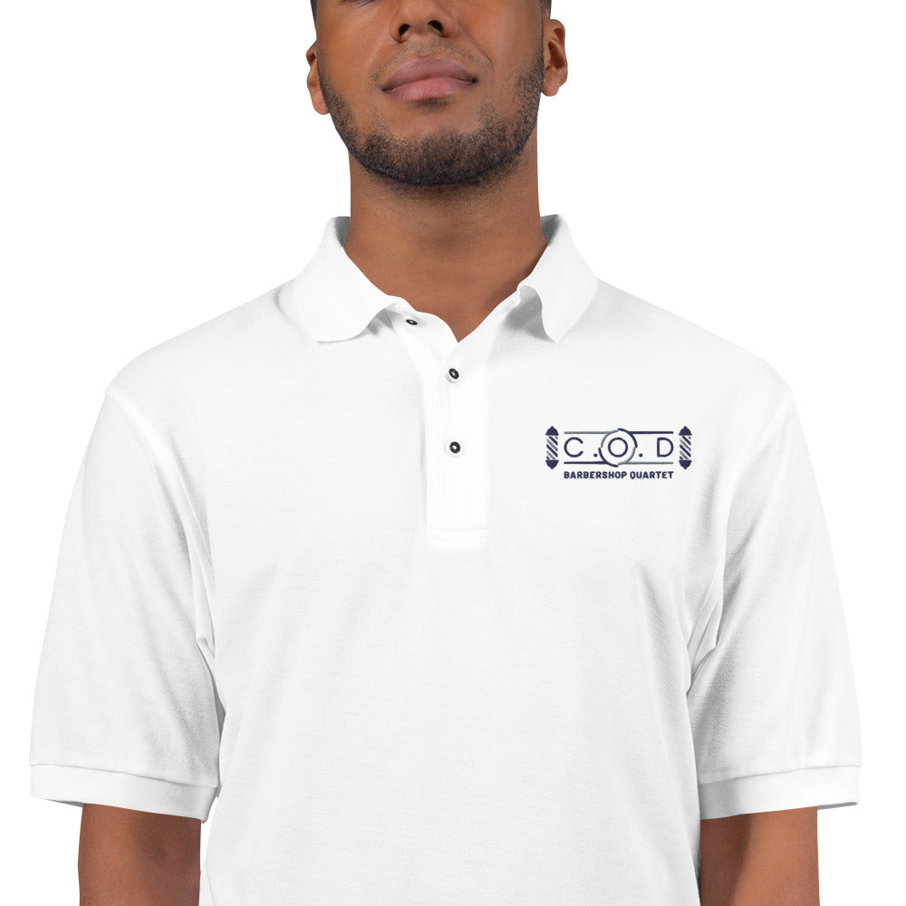 C.O.D. Embroidered Men's Premium Polo