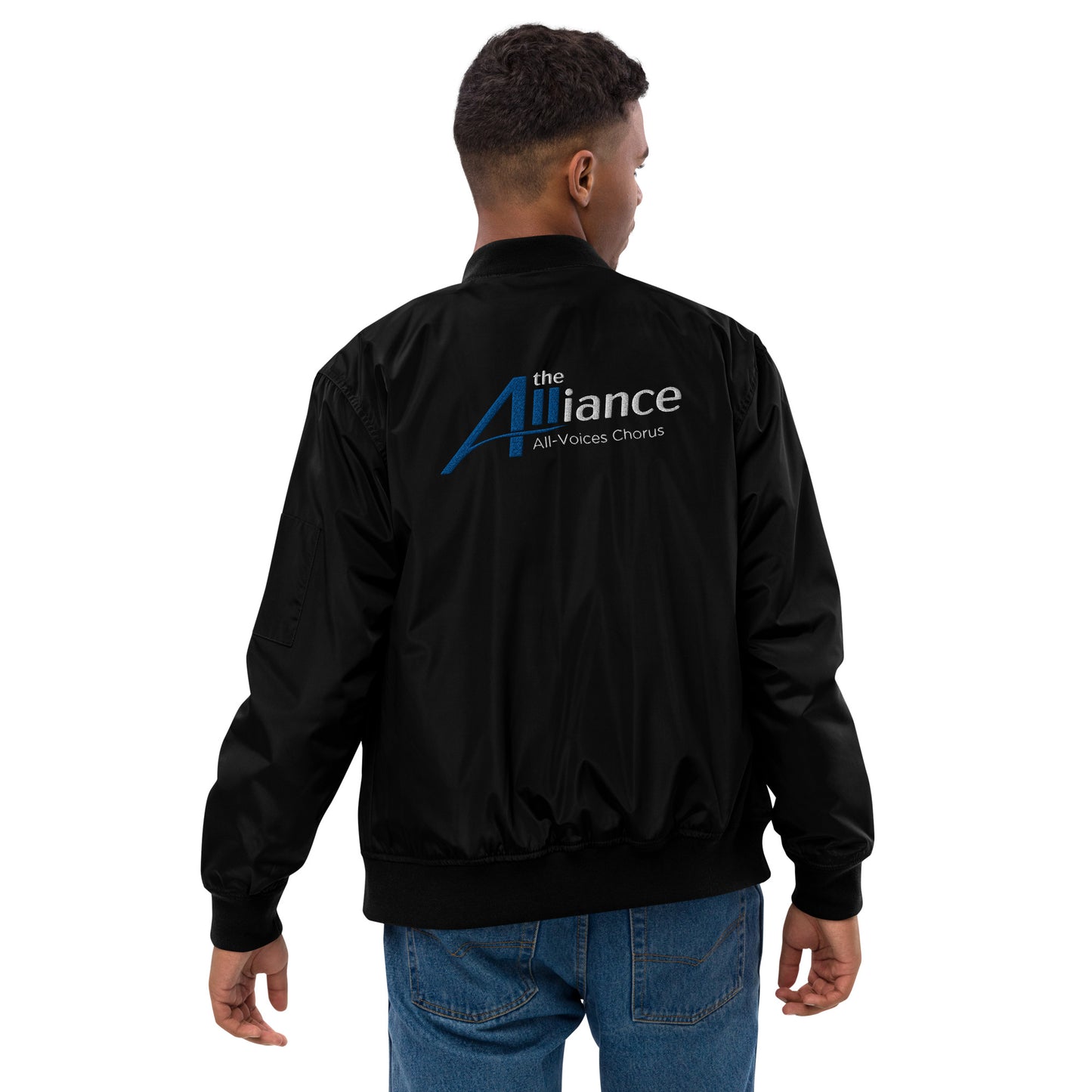 The Alliance - Embroidered Premium recycled bomber jacket