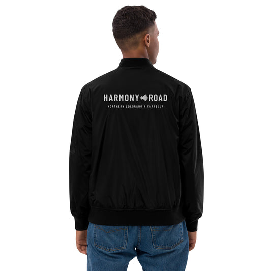 Harmony Road - Embroidered Premium recycled bomber jacket