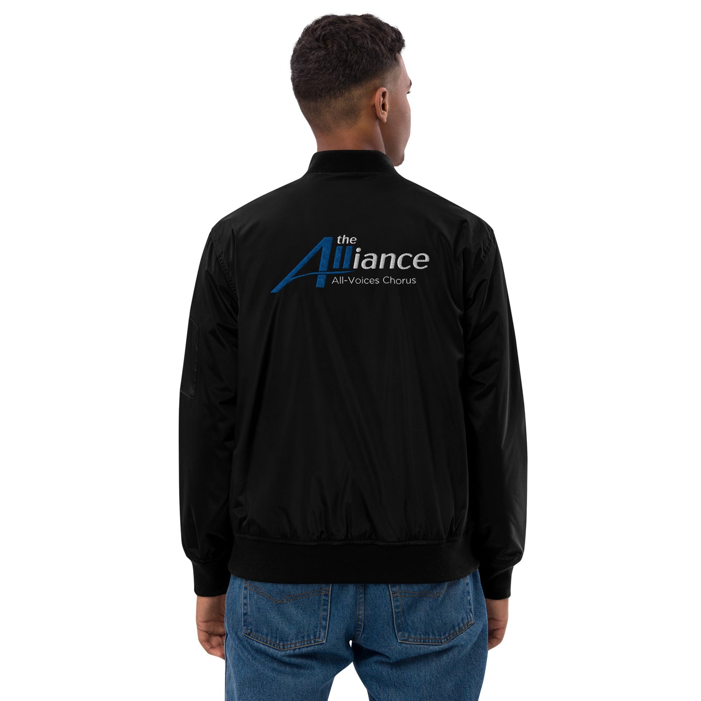 The Alliance - Embroidered Premium recycled bomber jacket