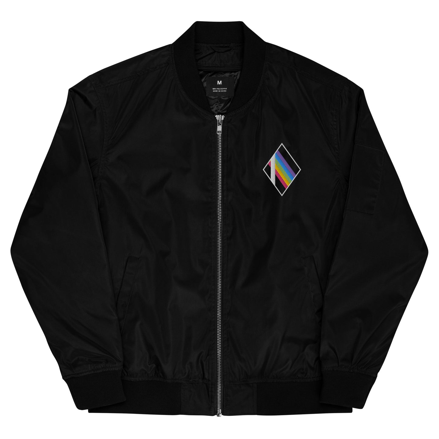 Prism - Premium Embroidered recycled bomber jacket