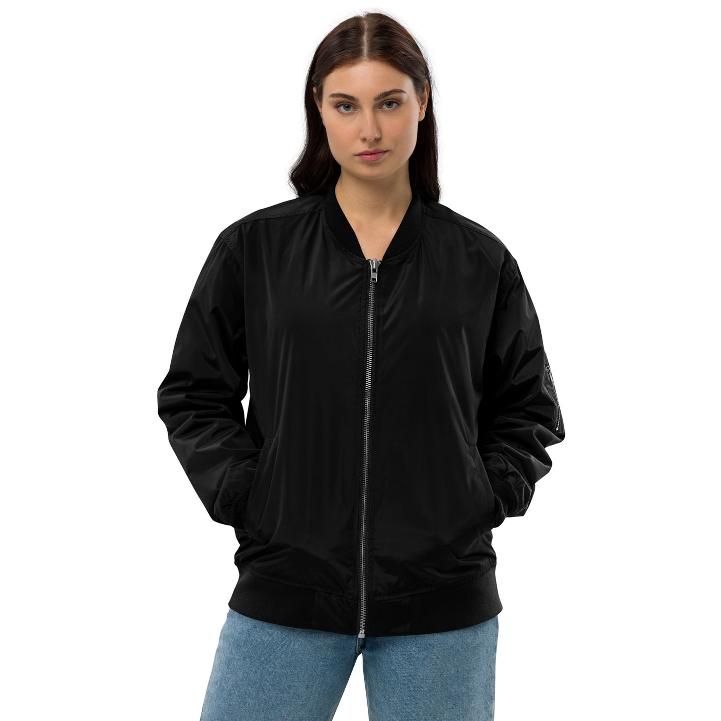 Lady A Cappella - Embroidered Premium recycled bomber jacket