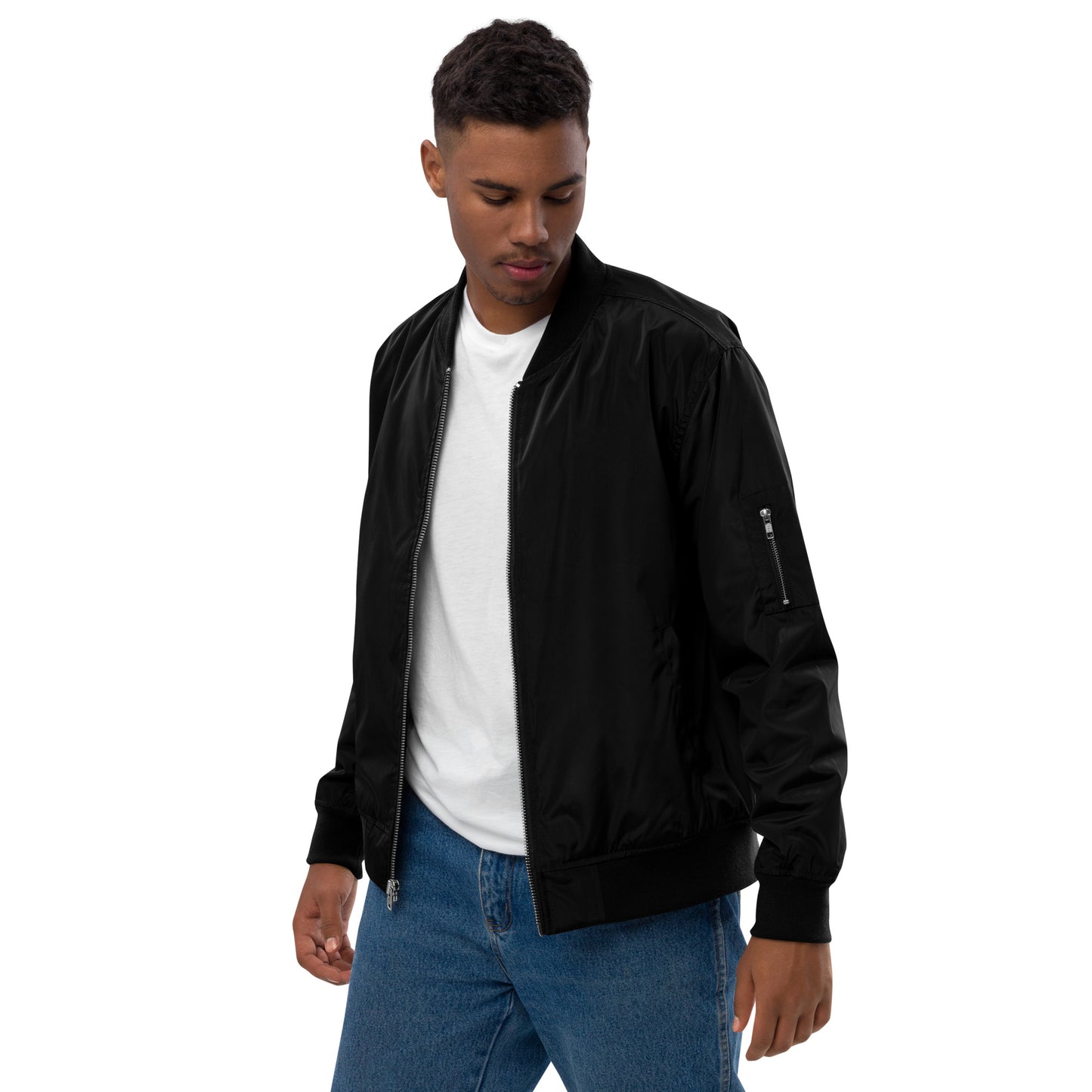 Maximum Ring - Embroidered Premium recycled bomber jacket