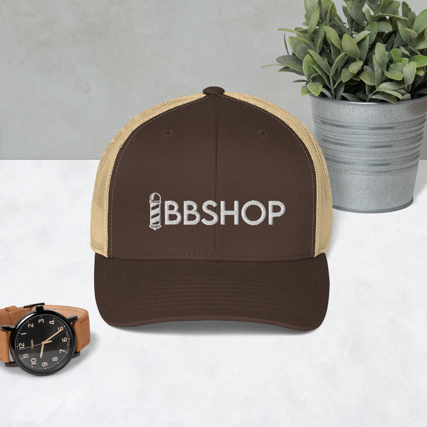 BBSHOP embroidered Trucker Cap