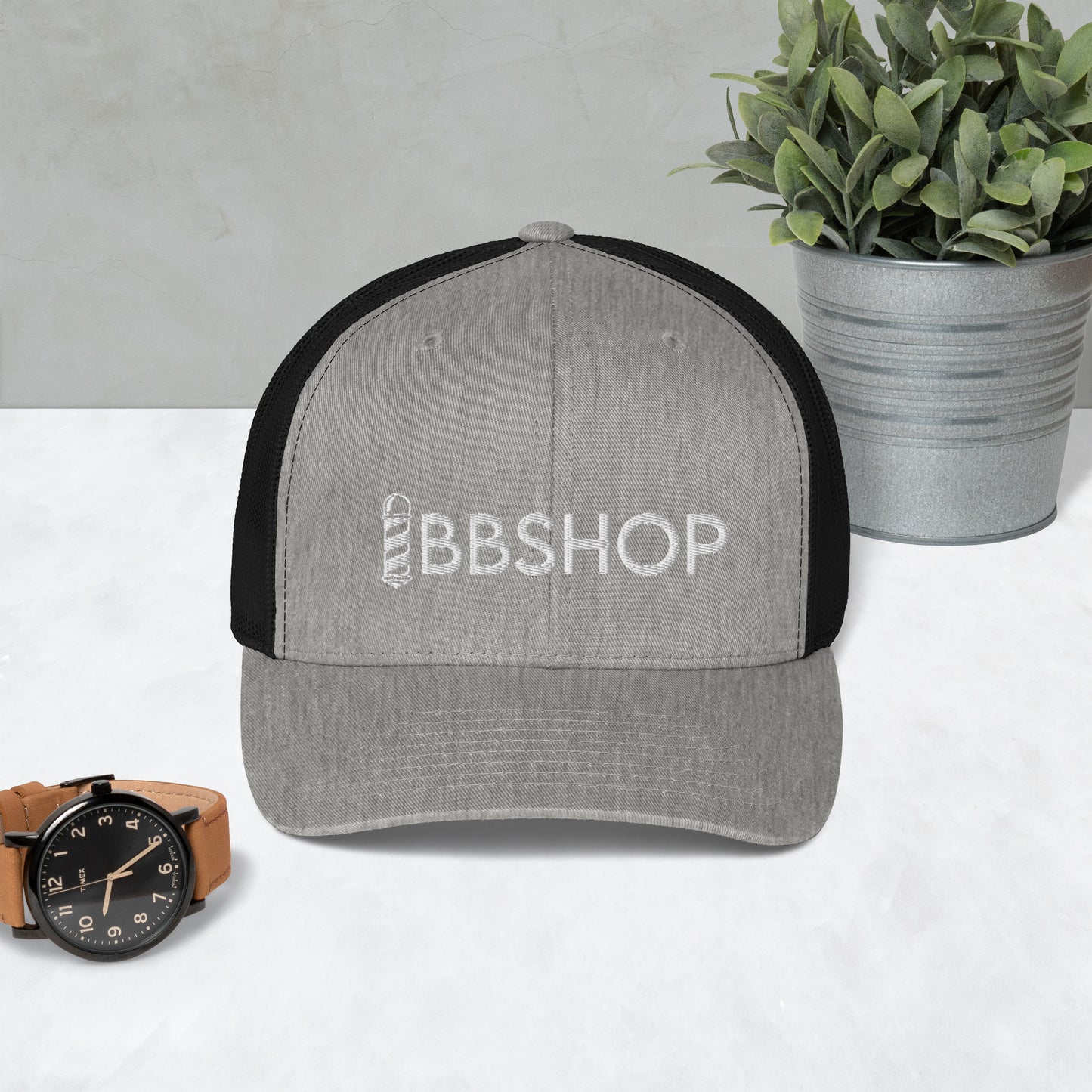 BBSHOP embroidered Trucker Cap