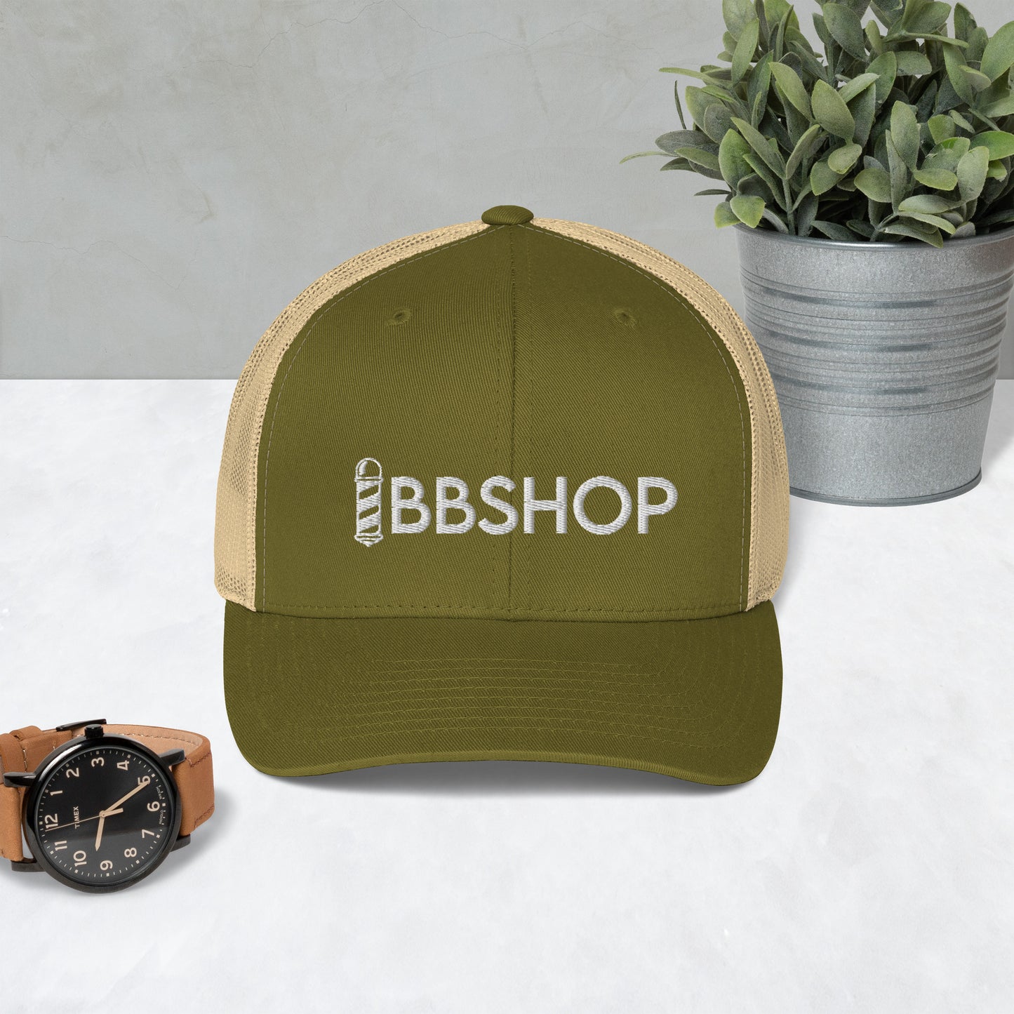 BBSHOP embroidered Trucker Cap