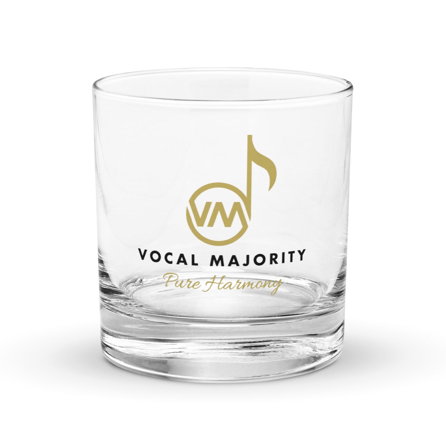 Vocal Majority - Printed Rocks glass