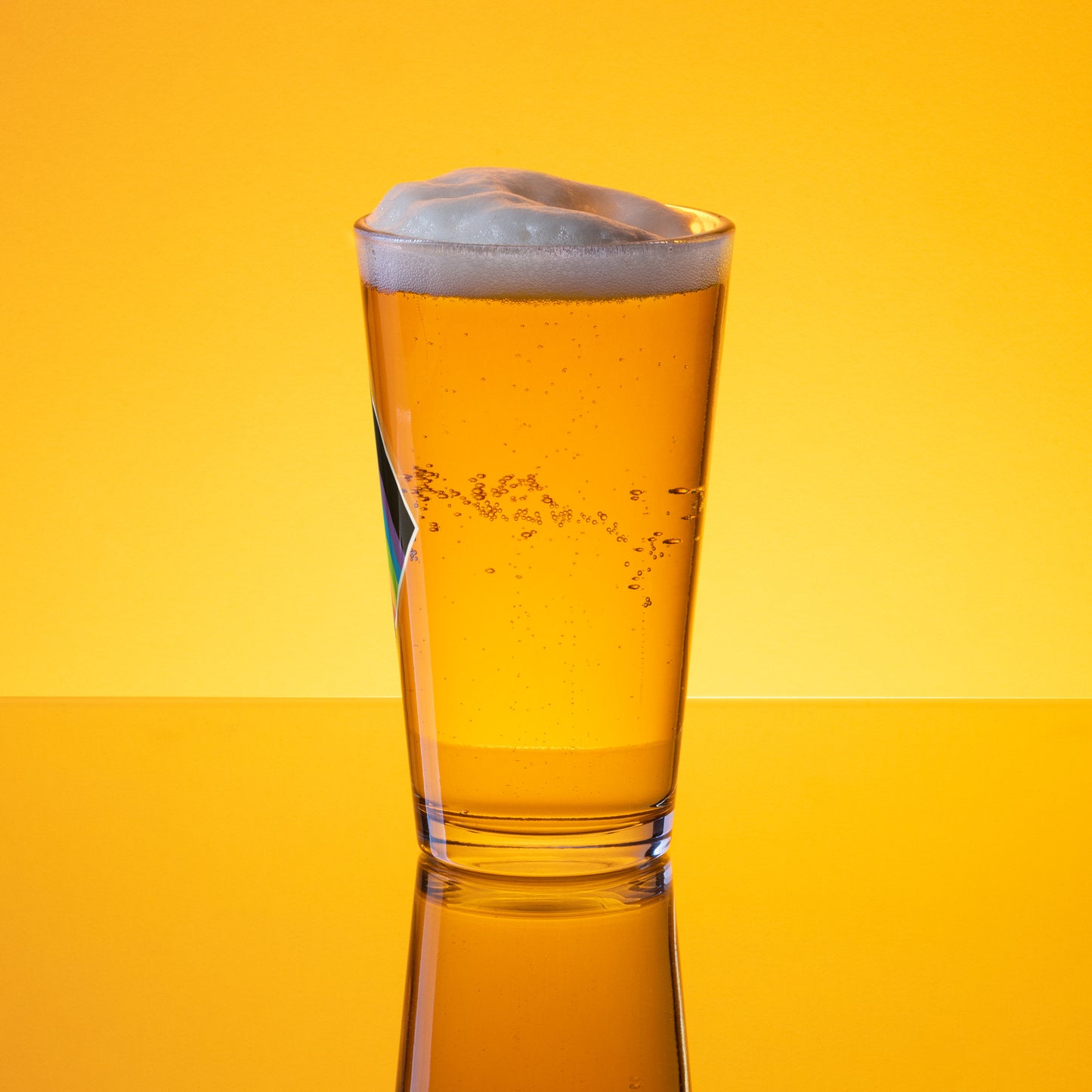 Prism Shaker pint glass