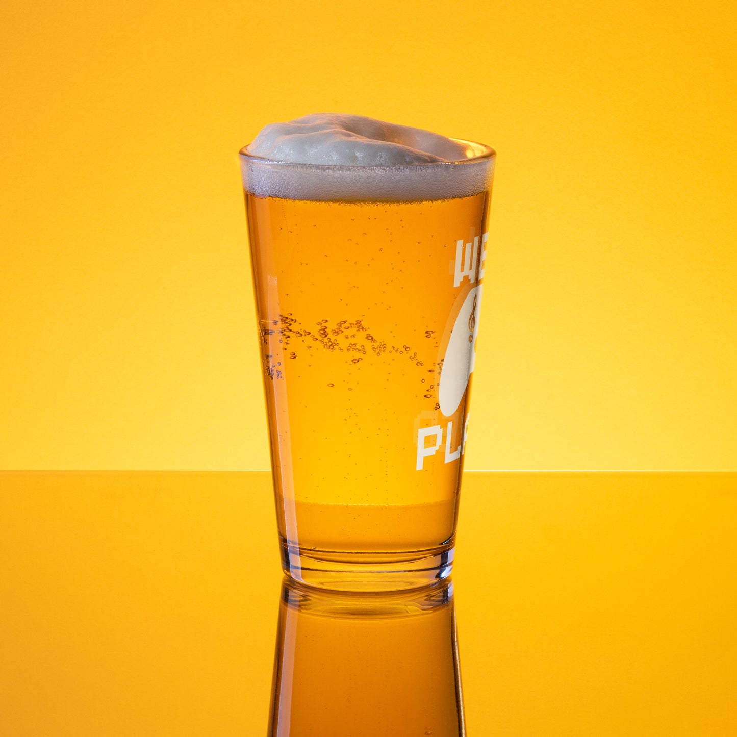 Well Played Printed Shaker pint glass