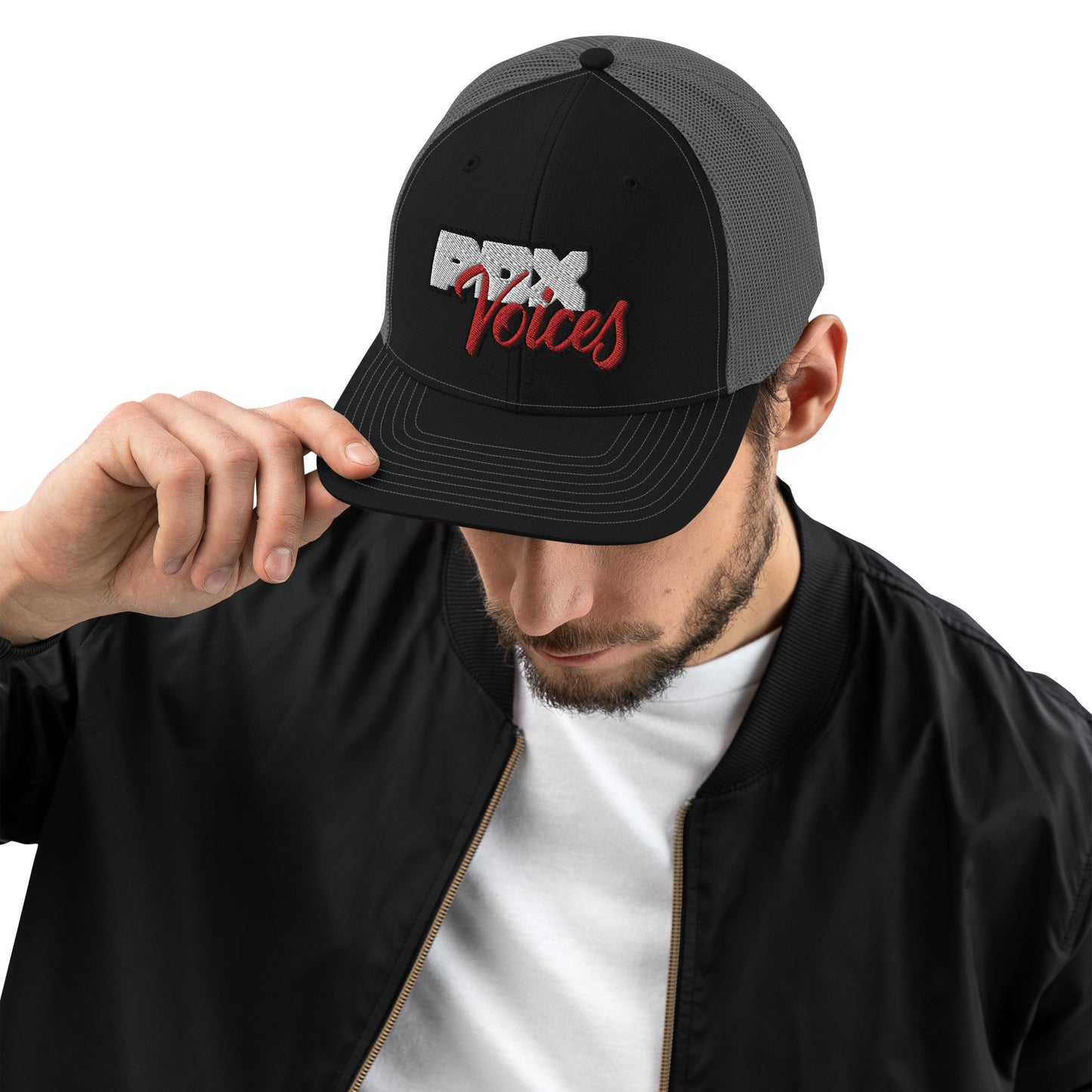 PDX Voices - Embroidered Trucker Cap