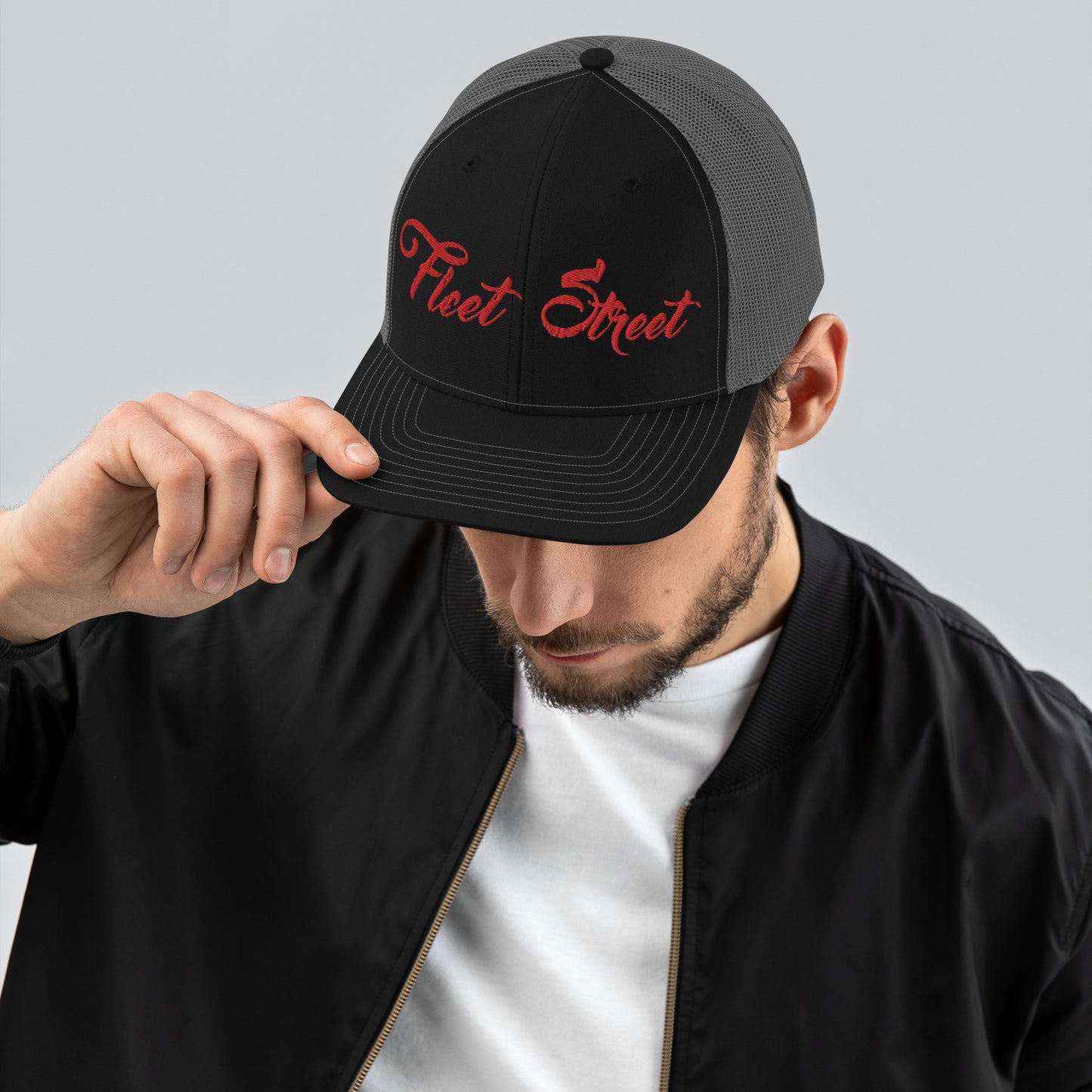 Fleet Street - Embroidered Trucker Cap