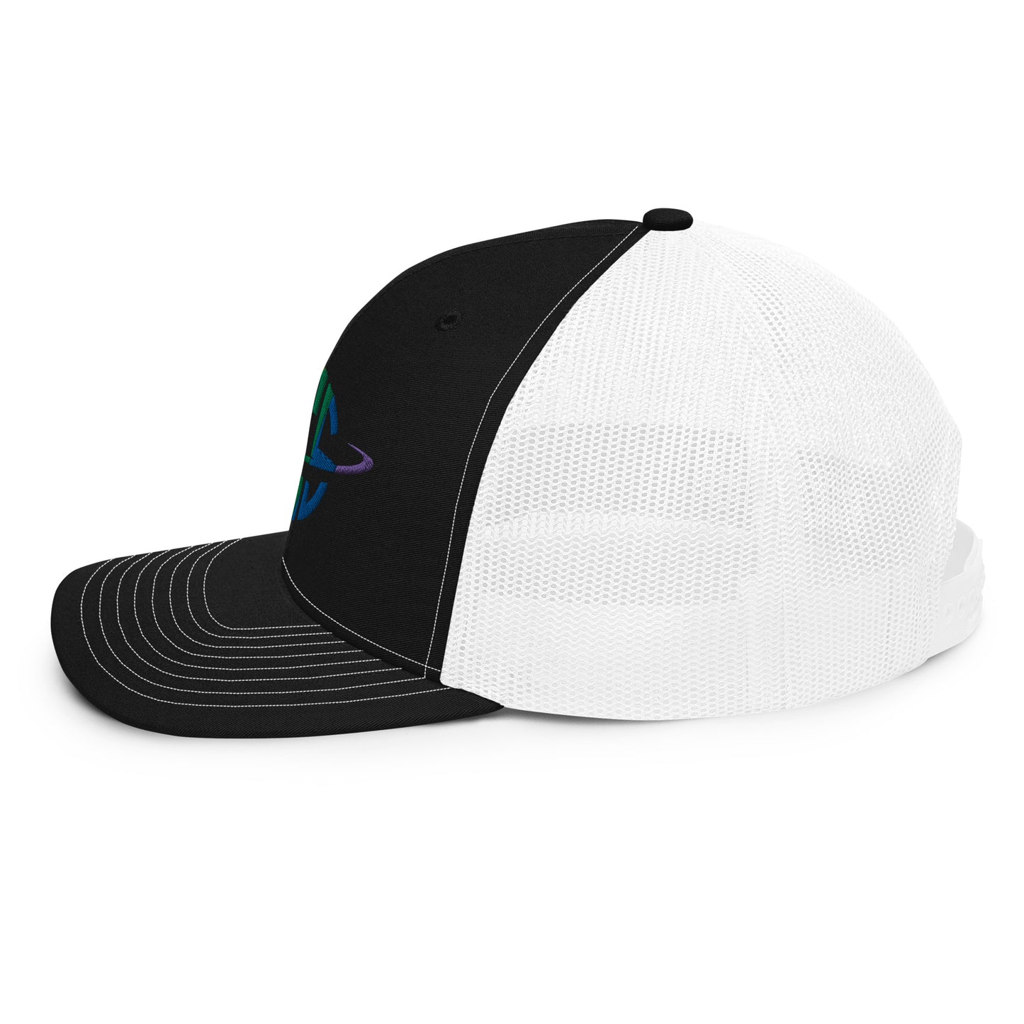 Space City Sound - Rainbow Pride logo - Embroidered Trucker Cap