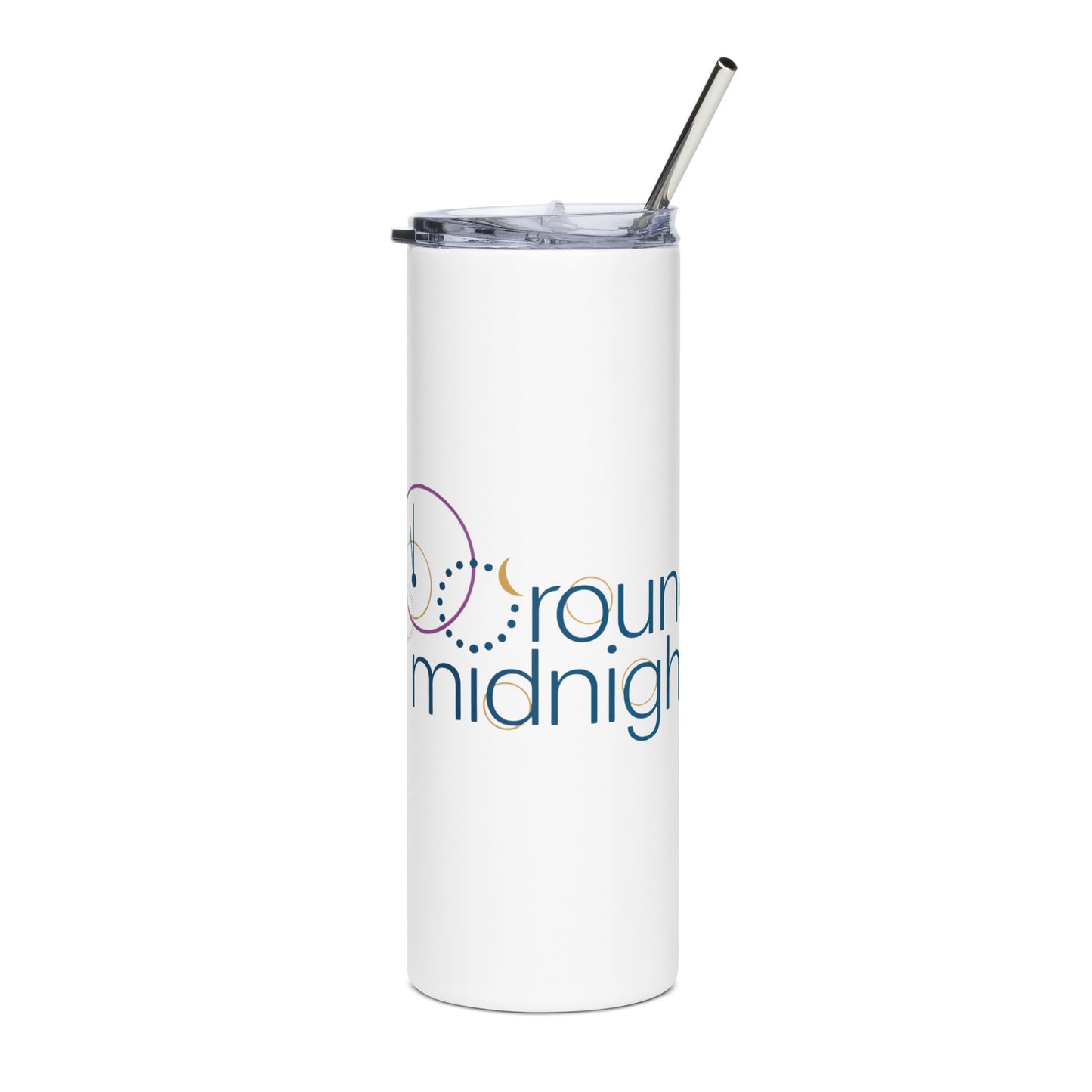 Round Midnight - Printed Stainless steel tumbler