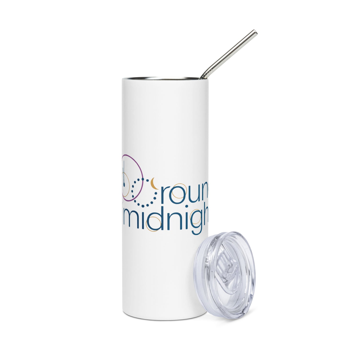 Round Midnight - Printed Stainless steel tumbler