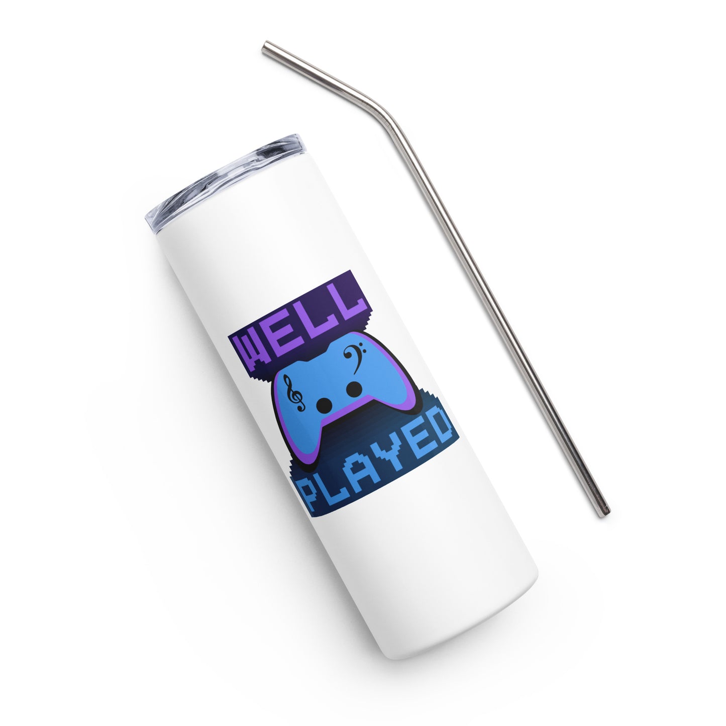 Well Played Printed Stainless steel tumbler