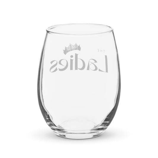 The Ladies - Printed Stemless wine glass