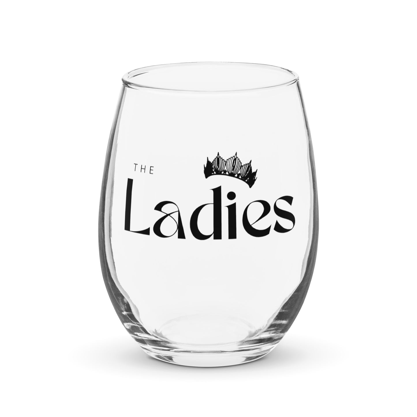 The Ladies - Printed Stemless wine glass