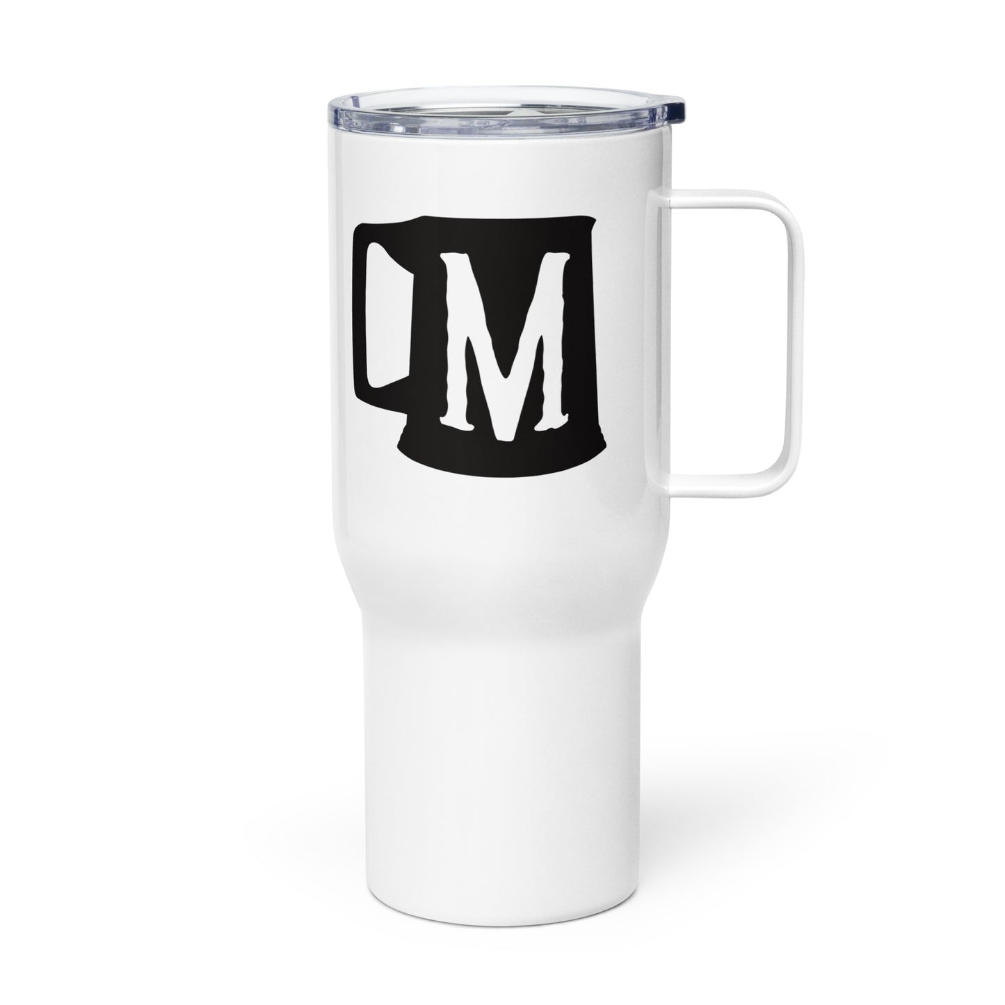 Mugshot - Printed Travel mug with a handle