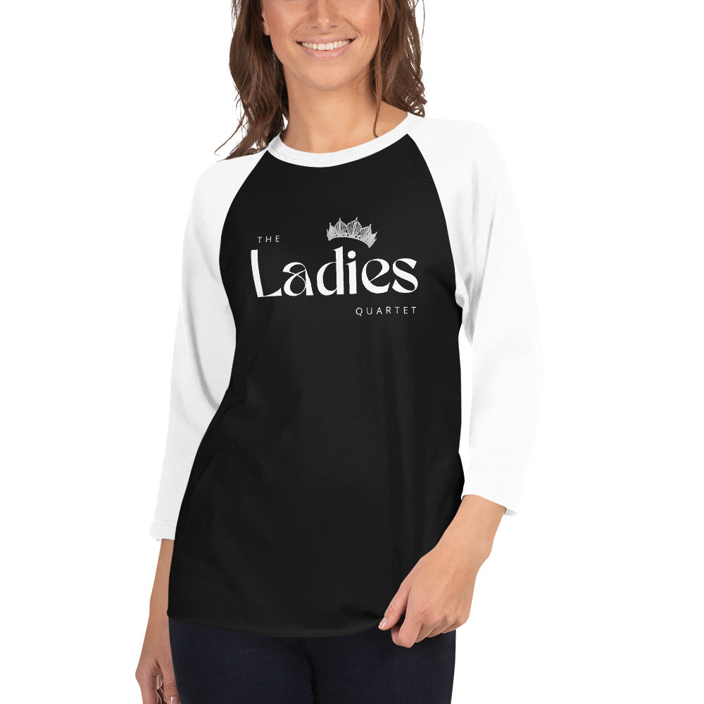 The Ladies - Printed Unisex 3/4 sleeve raglan shirt