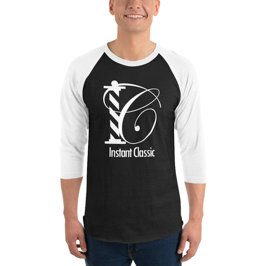 Instant Classic - Printed 3/4 sleeve raglan shirt