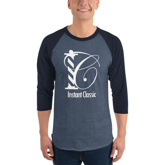 Instant Classic - Printed 3/4 sleeve raglan shirt