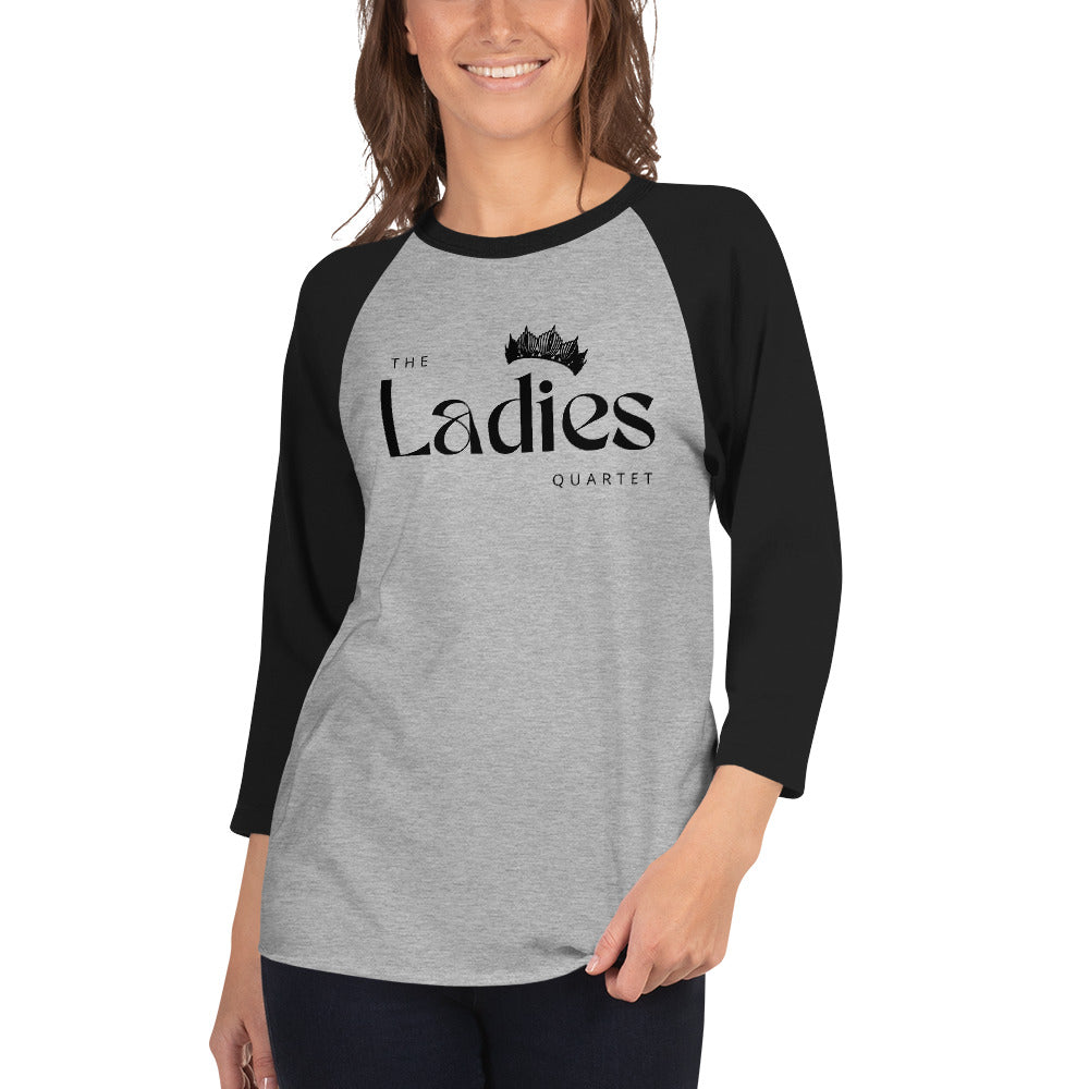 The Ladies - Printed 3/4 sleeve raglan shirt