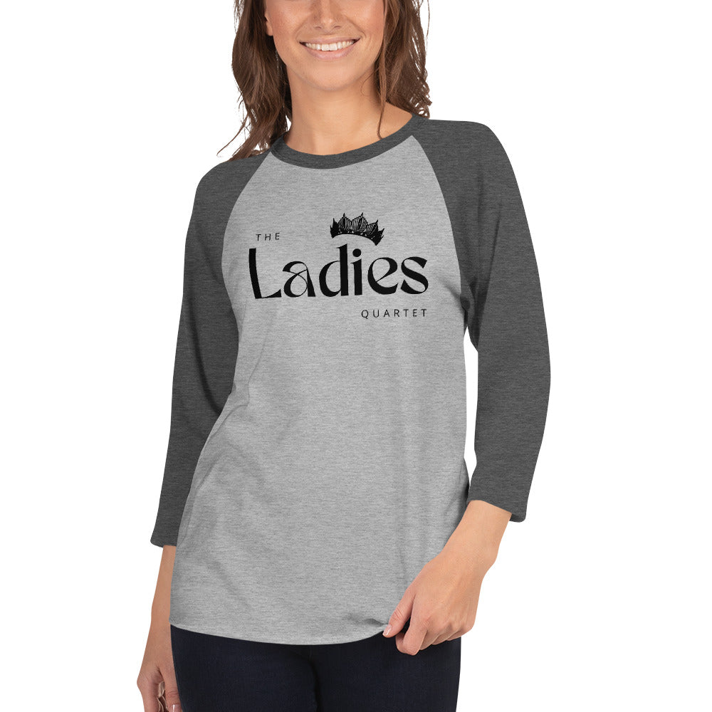 The Ladies - Printed 3/4 sleeve raglan shirt