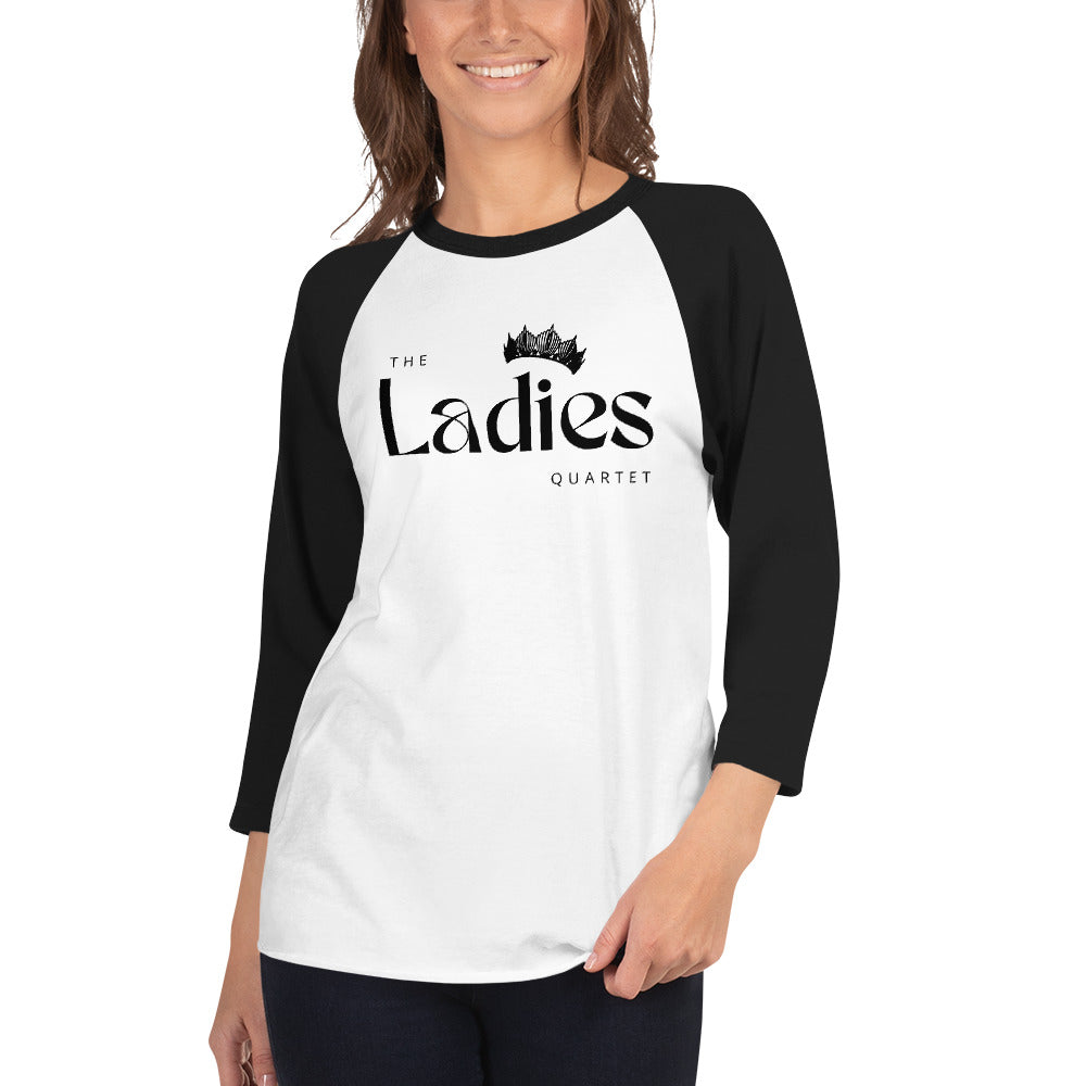 The Ladies - Printed 3/4 sleeve raglan shirt