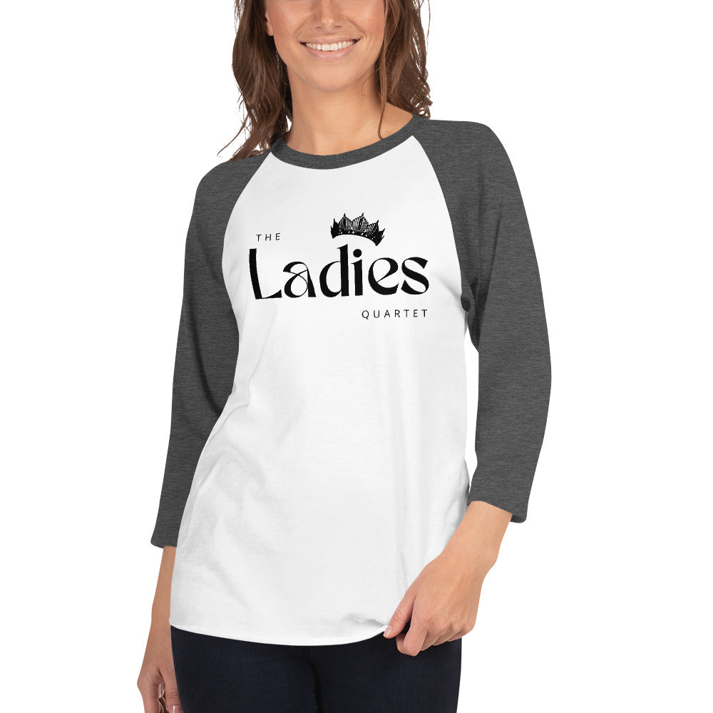 The Ladies - Printed 3/4 sleeve raglan shirt