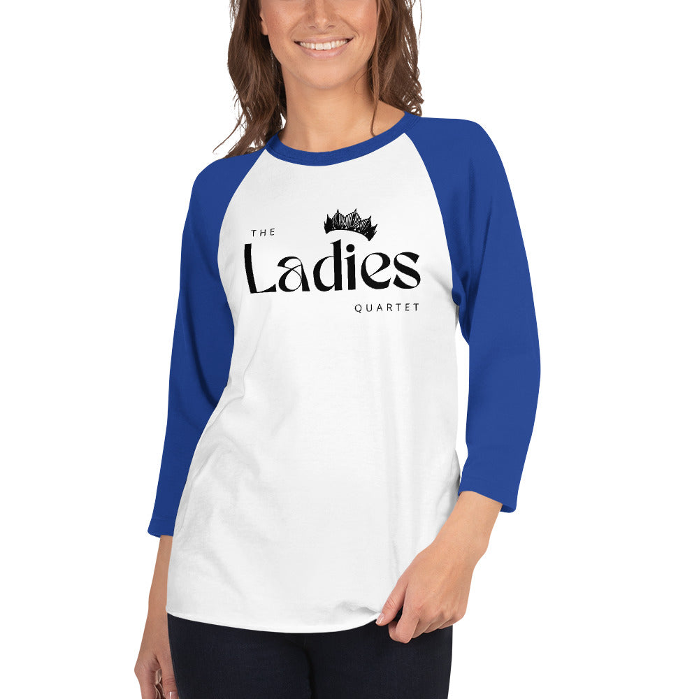 The Ladies - Printed 3/4 sleeve raglan shirt