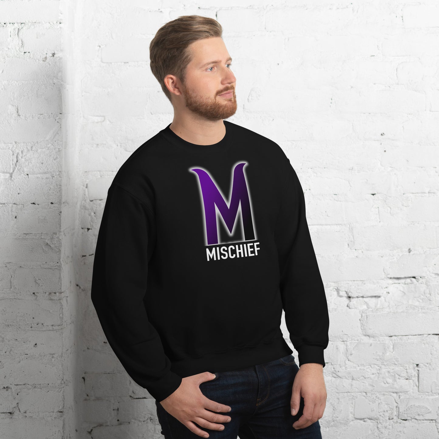 Mischief Printed Gildan Unisex Sweatshirt