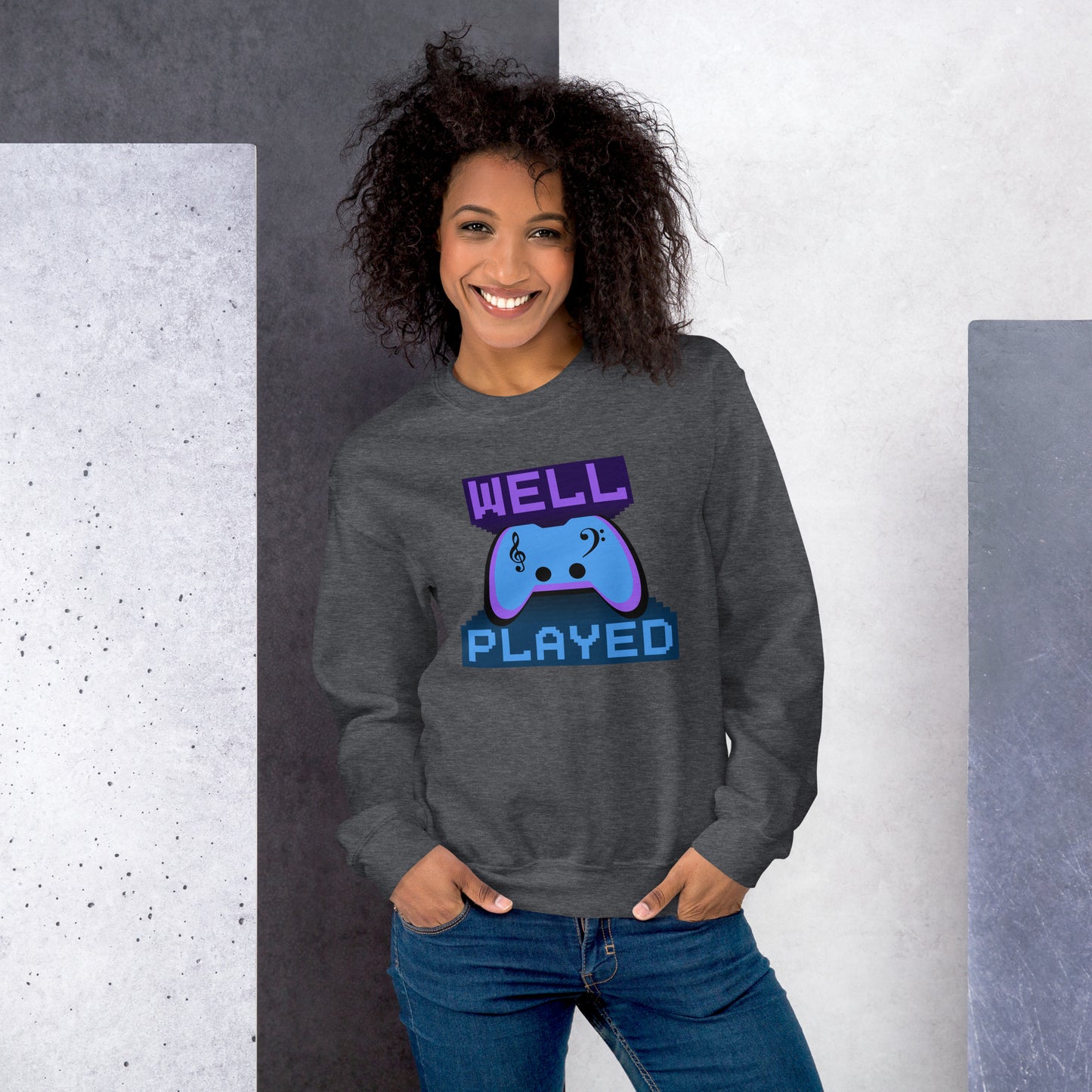 Well Played Printed Unisex Gildan Sweatshirt