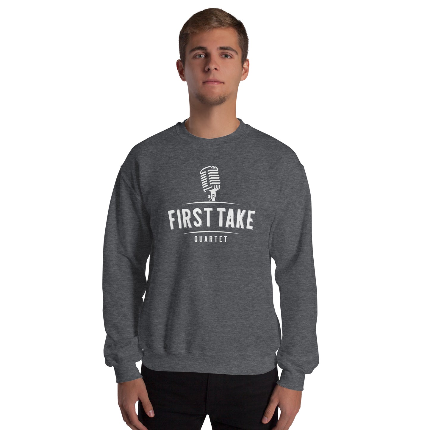 First Take - Printed Gildan Unisex Sweatshirt