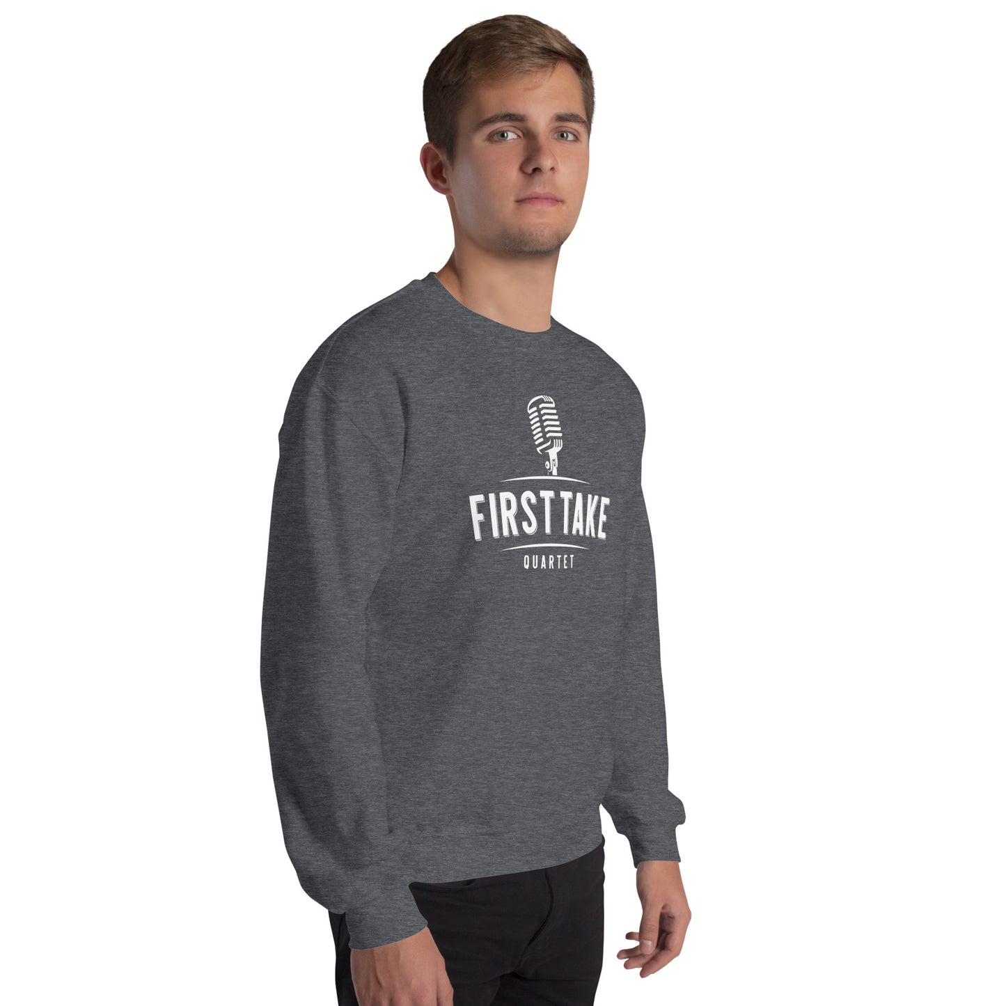 First Take - Printed Gildan Unisex Sweatshirt