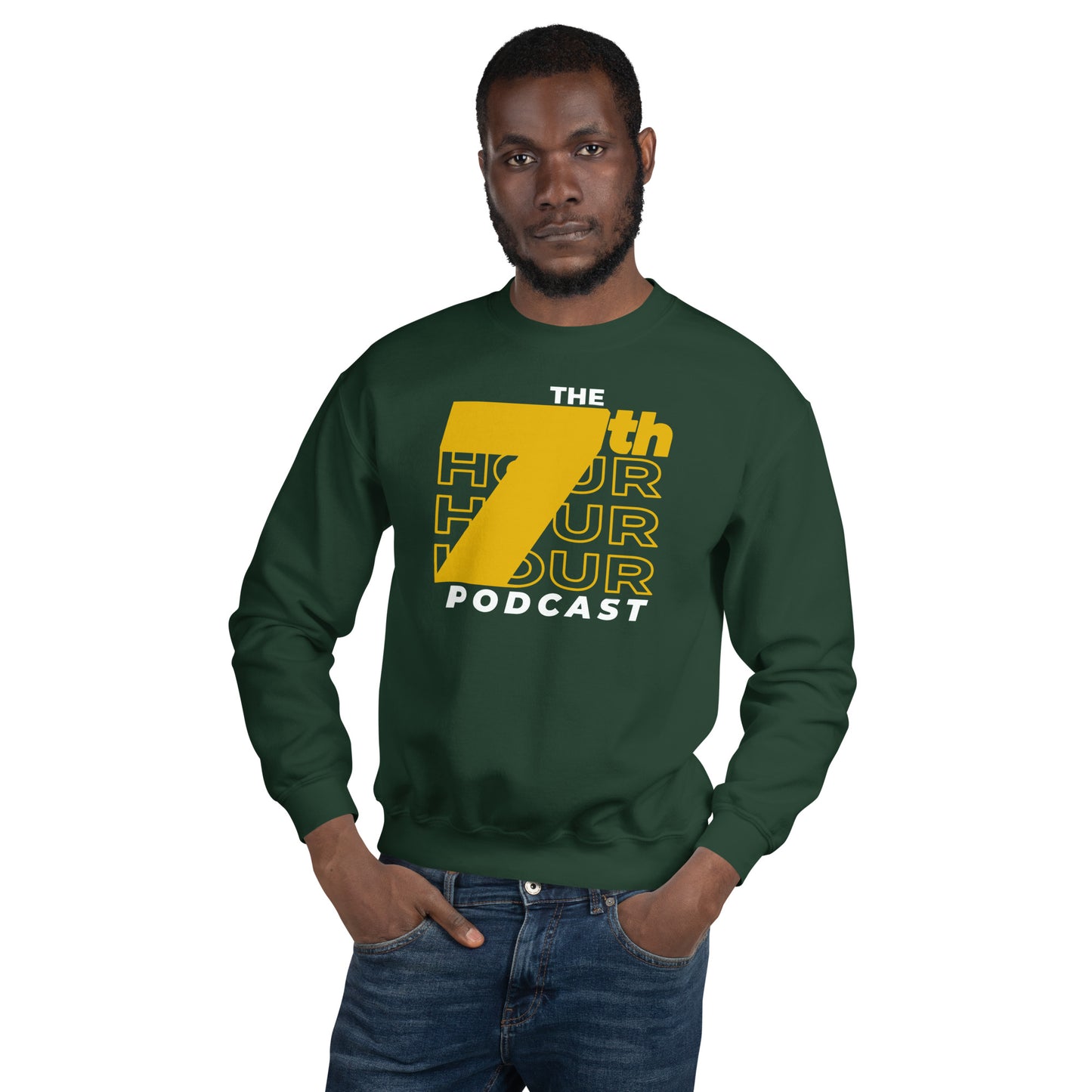 7th Hour Podcast - Printed Gildan Unisex Sweatshirt