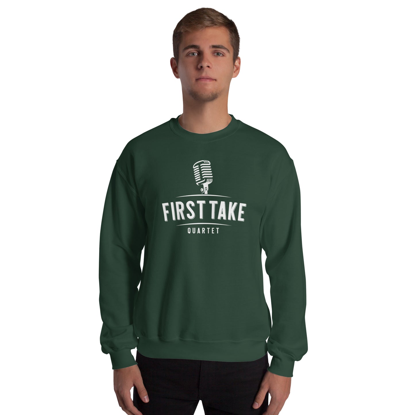 First Take - Printed Gildan Unisex Sweatshirt