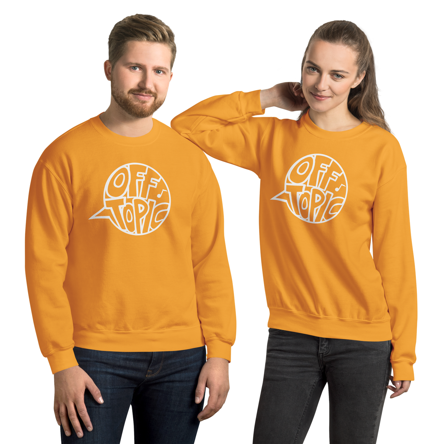Off Topic - Printed Gildan Unisex Sweatshirt