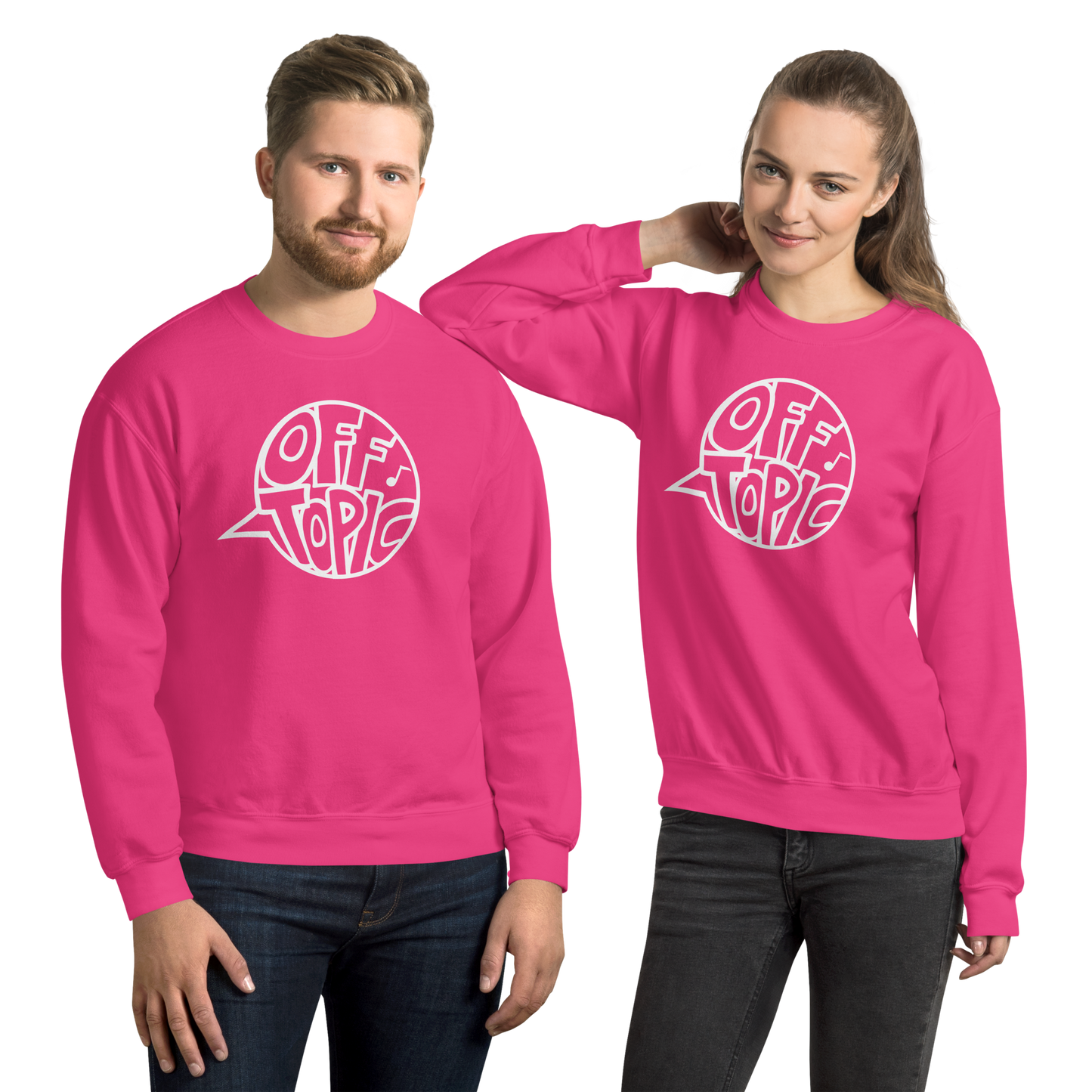 Off Topic - Printed Gildan Unisex Sweatshirt