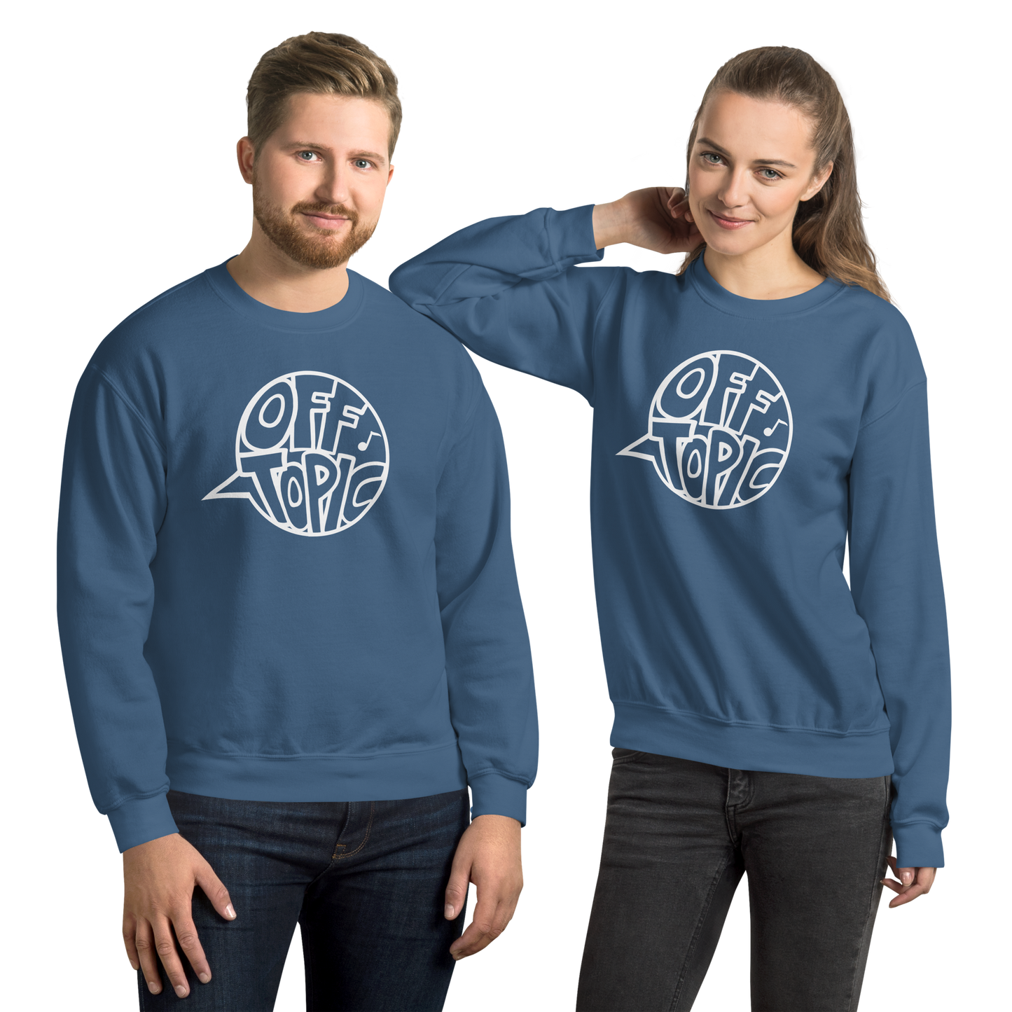 Off Topic - Printed Gildan Unisex Sweatshirt